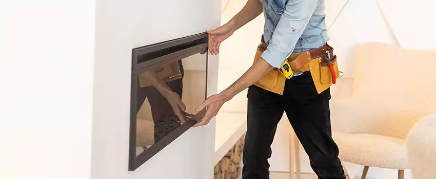 Metal Fireplace Installation in Orem, Utah
