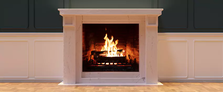 Open Flame Wood-Burning Fireplace Installation Services in Orem, Utah