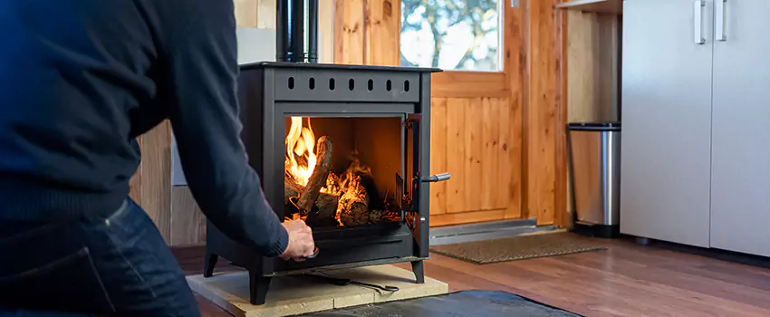 Open Hearth Wood Fireplace Installation in Orem, UT