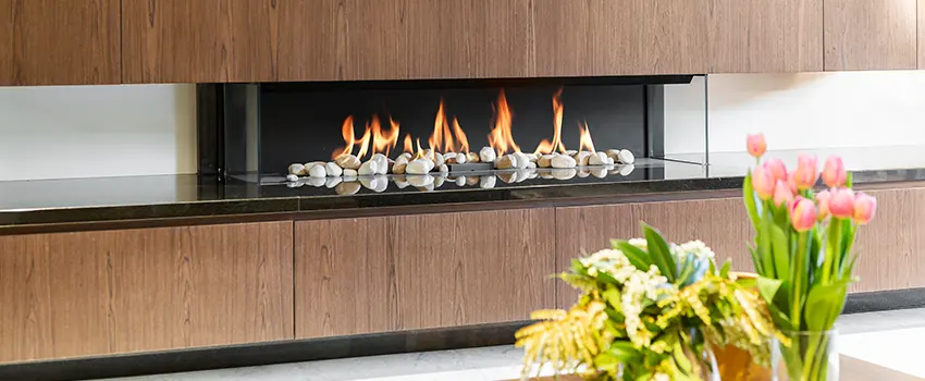 Double-height Fireplace Design Refurbishment in Orem, Utah