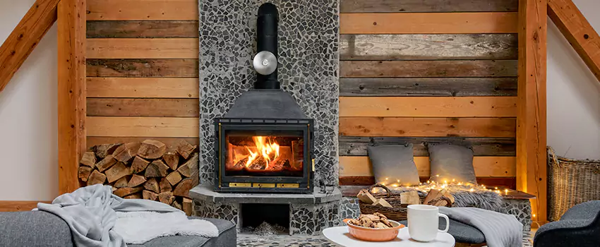 Thelin Hearth Products Direct Vent Gas Stove Fireplace Inspection in Orem, Utah
